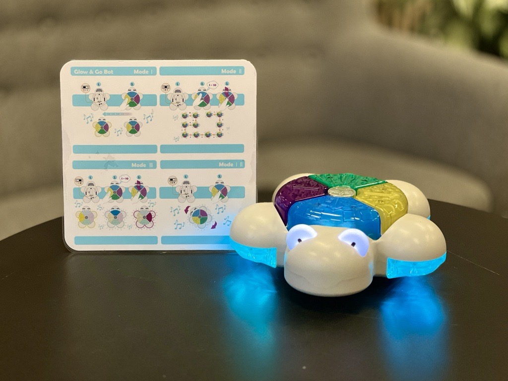 Glow & Go Bot med brugsanvisning